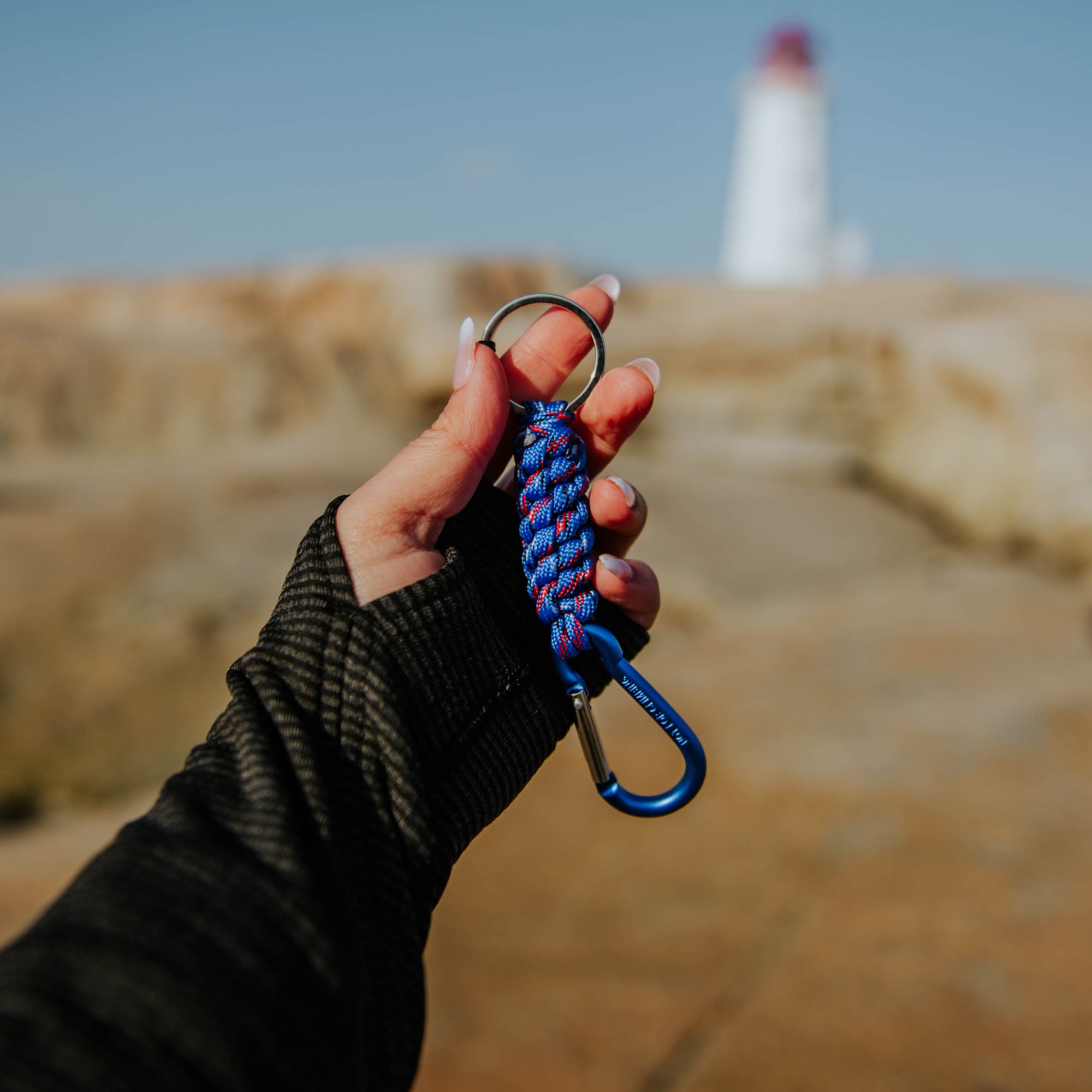 Carabiner keychain clasp – Spikes and Seams