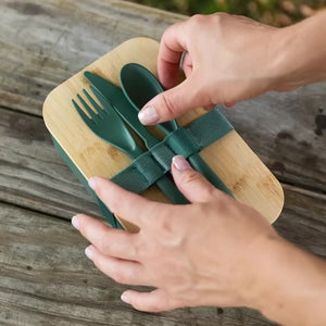 Bento Box with Reusable Utensils